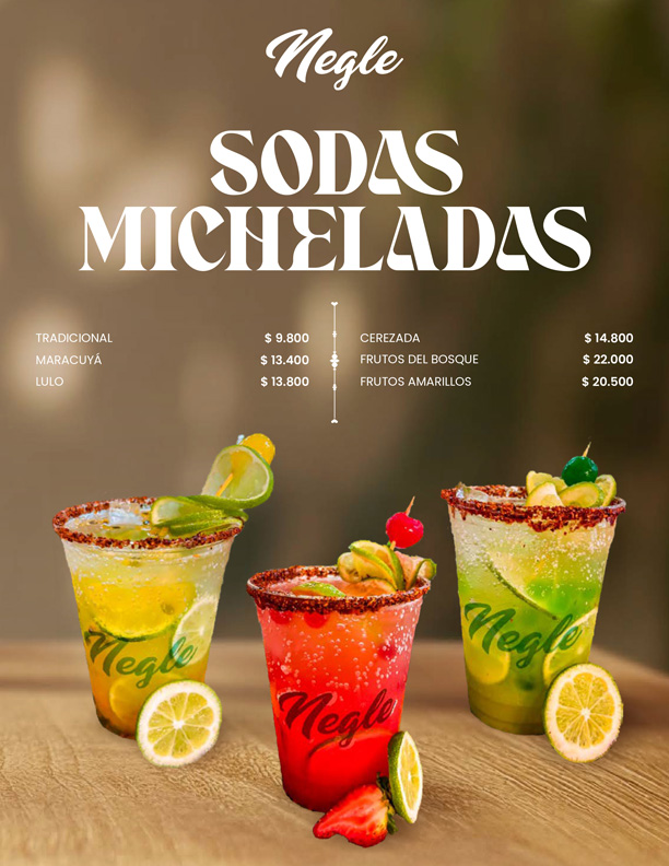 Carta Bebidas Frías - Página 2