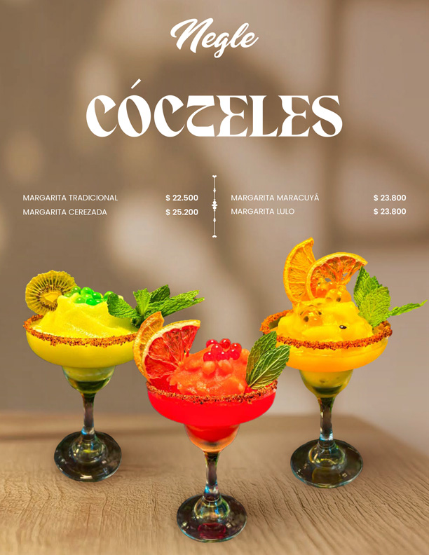 Carta Bebidas Frías - Página 2